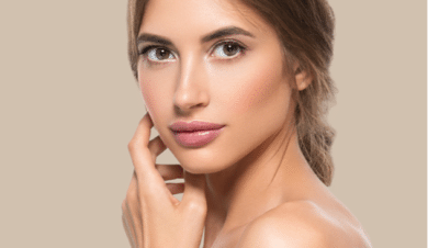 Woman beautiful face healthy skin care natural beauty