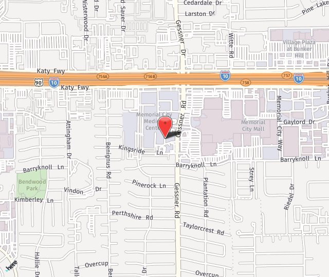 Location Map: 915 Gessner Rd. Houston, TX 77024
