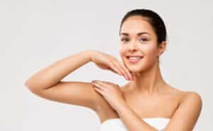 Woman with natural facelift revision results.